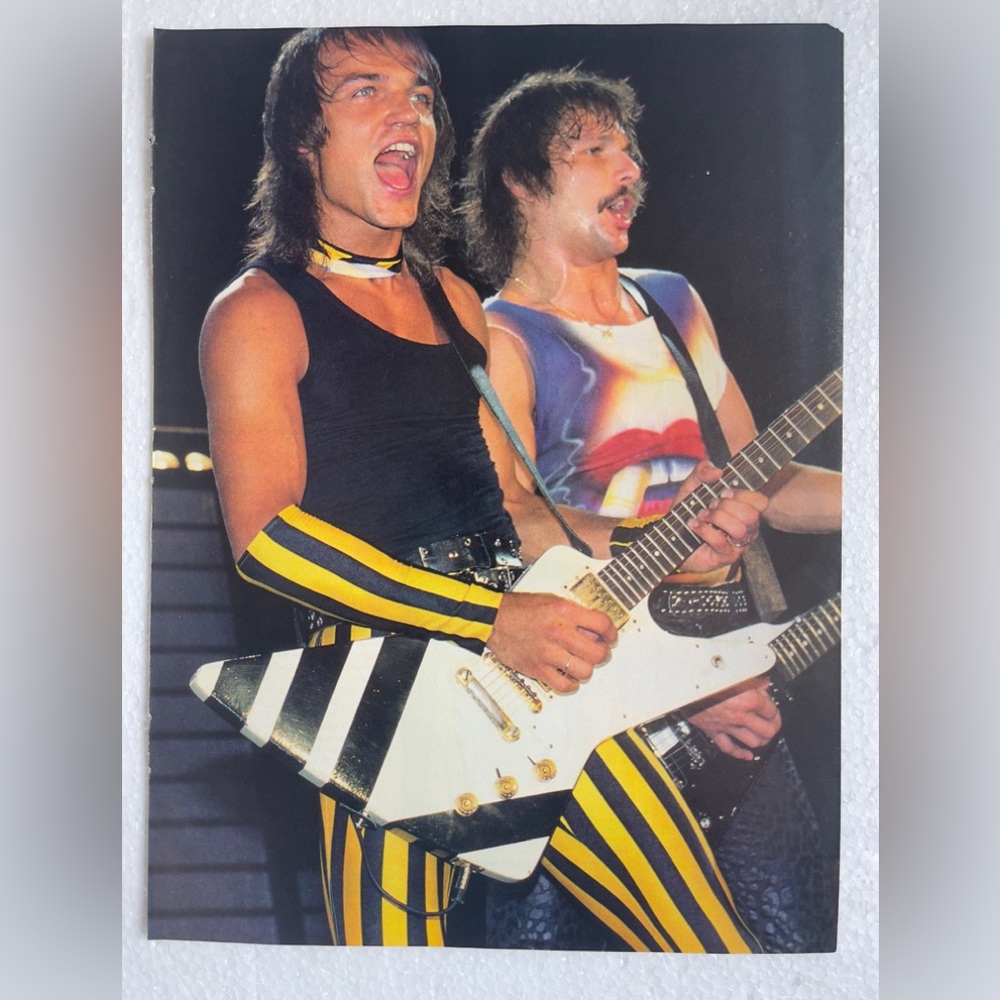 Vintage Rock Band Pinup of the Scorpions